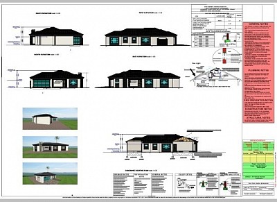 Full 3D house plan